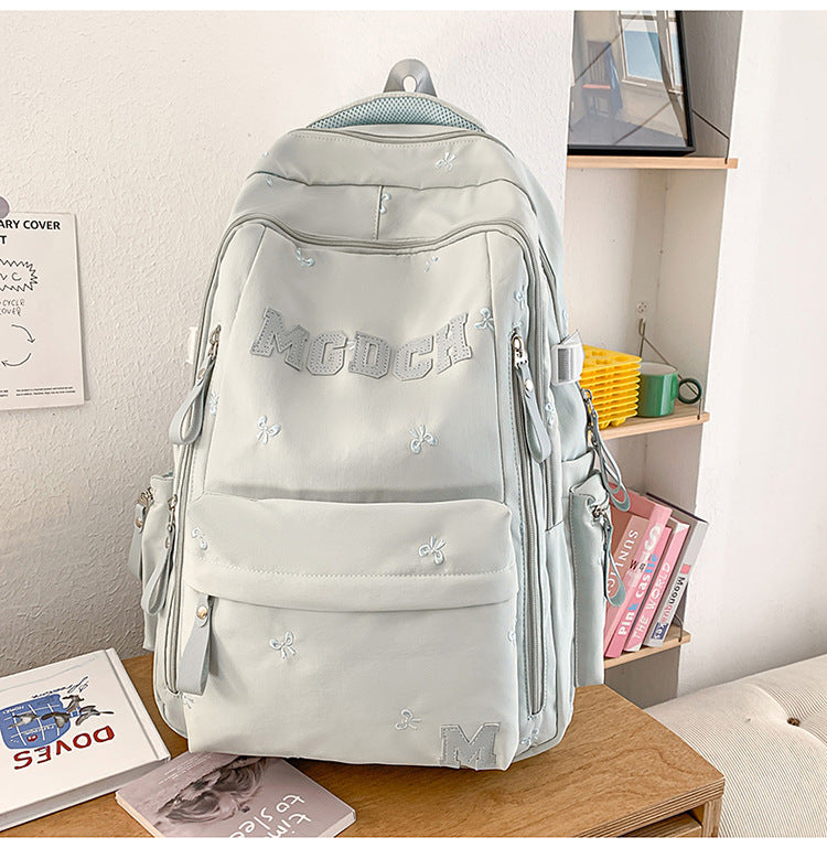 Besticketer Reiserucksack