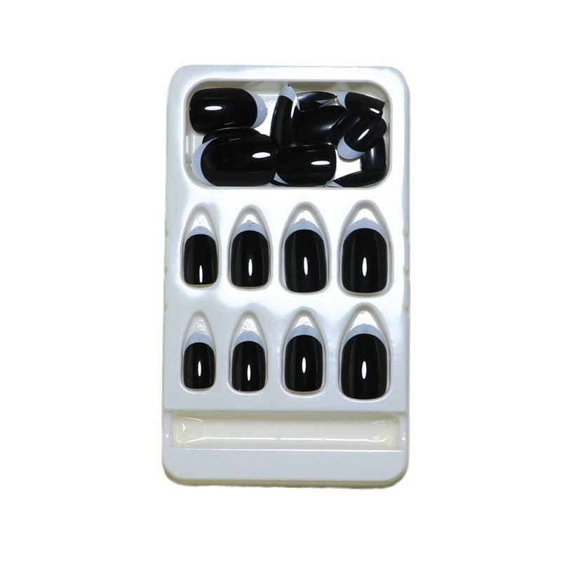 Elegantes French Tip Press-On Nail Set Brehn