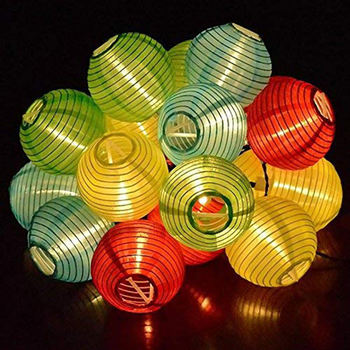 Dekorative LED Laternen Lichterkette Brehn