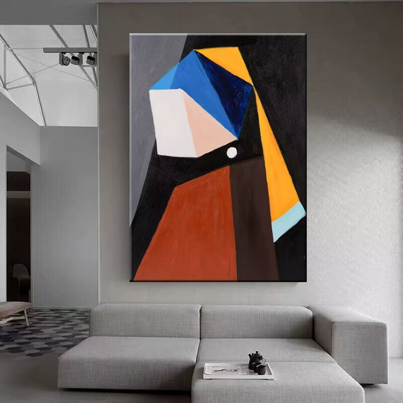 Geometrische abstrakte Leinwandkunst