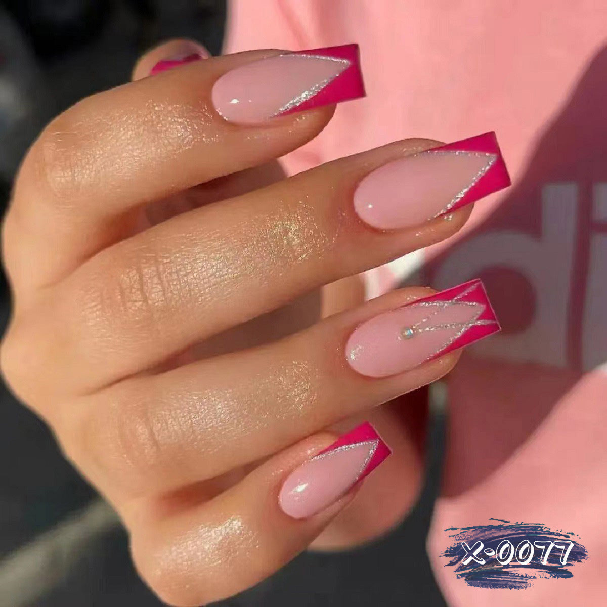 Künstlerisches Französisches Tipp-Nagelkunst-Set 1790958142