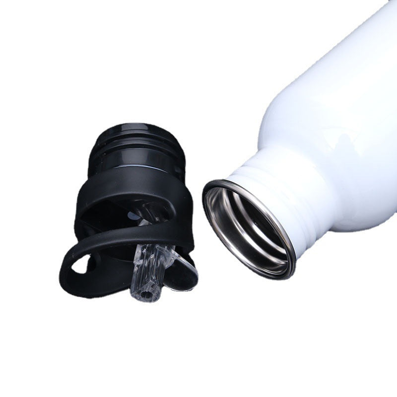 Damen Sportliche Trinkflasche mit herausnehmbaren Tragegriff Brehn