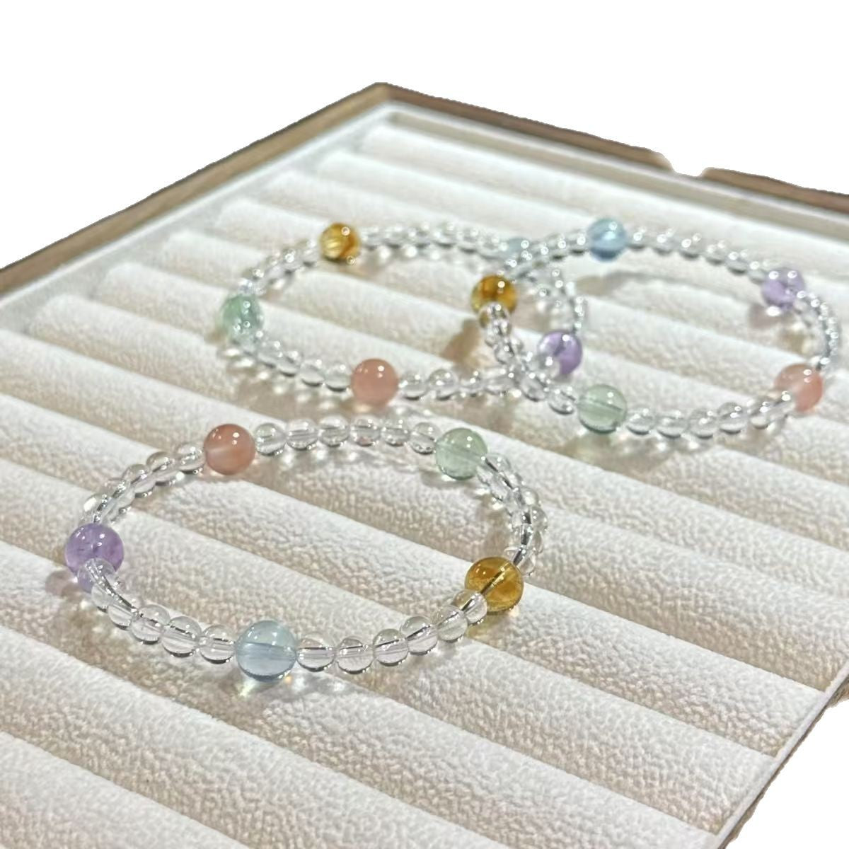 Verstellbares Edelstein-Stretch-Armband Brehn