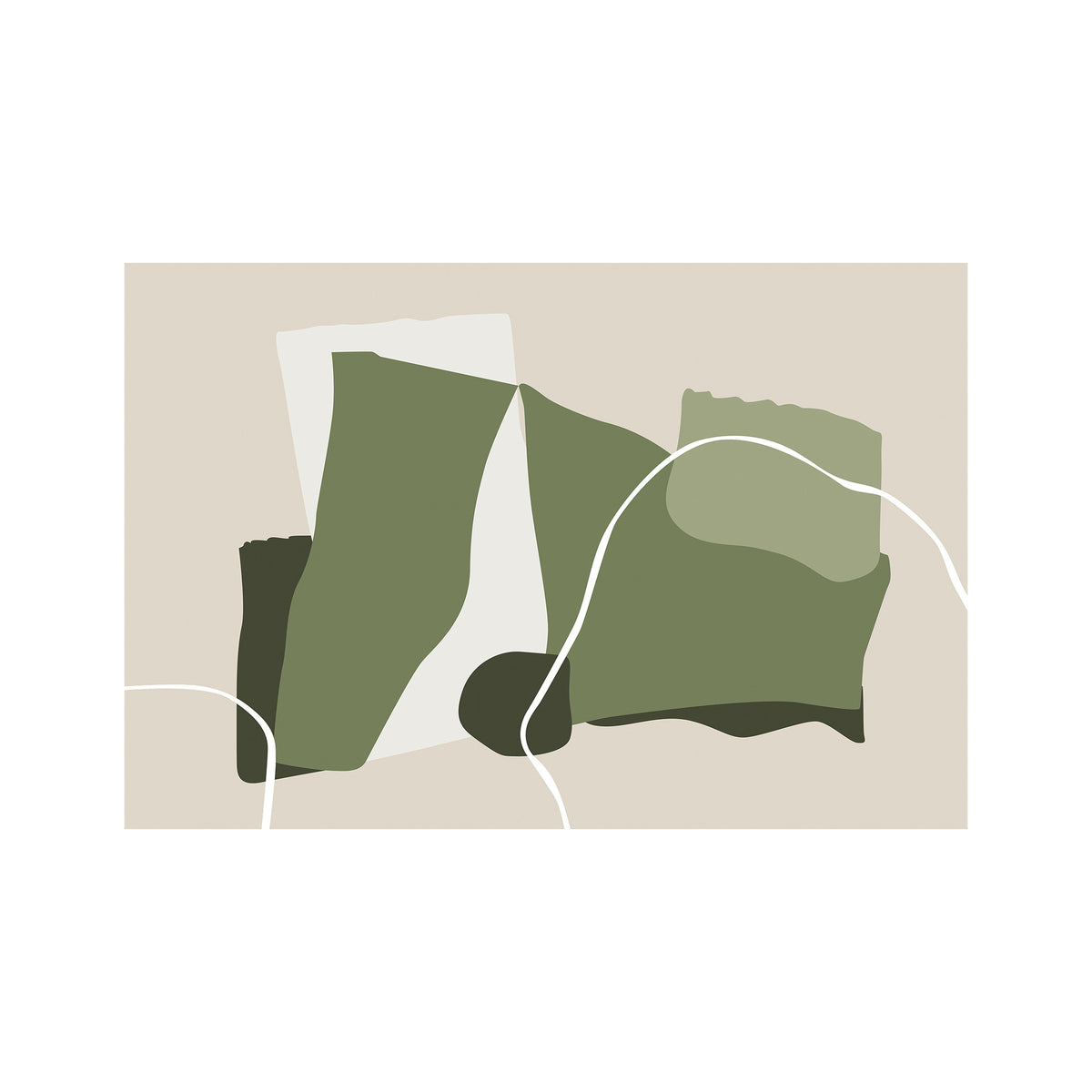 Abstract Muster Rutschfeste Badezimmermatte Brehn