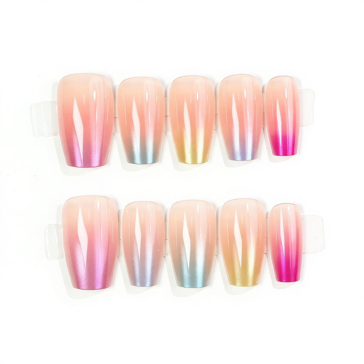 Gradient Press-On Nail Art Set Brehn