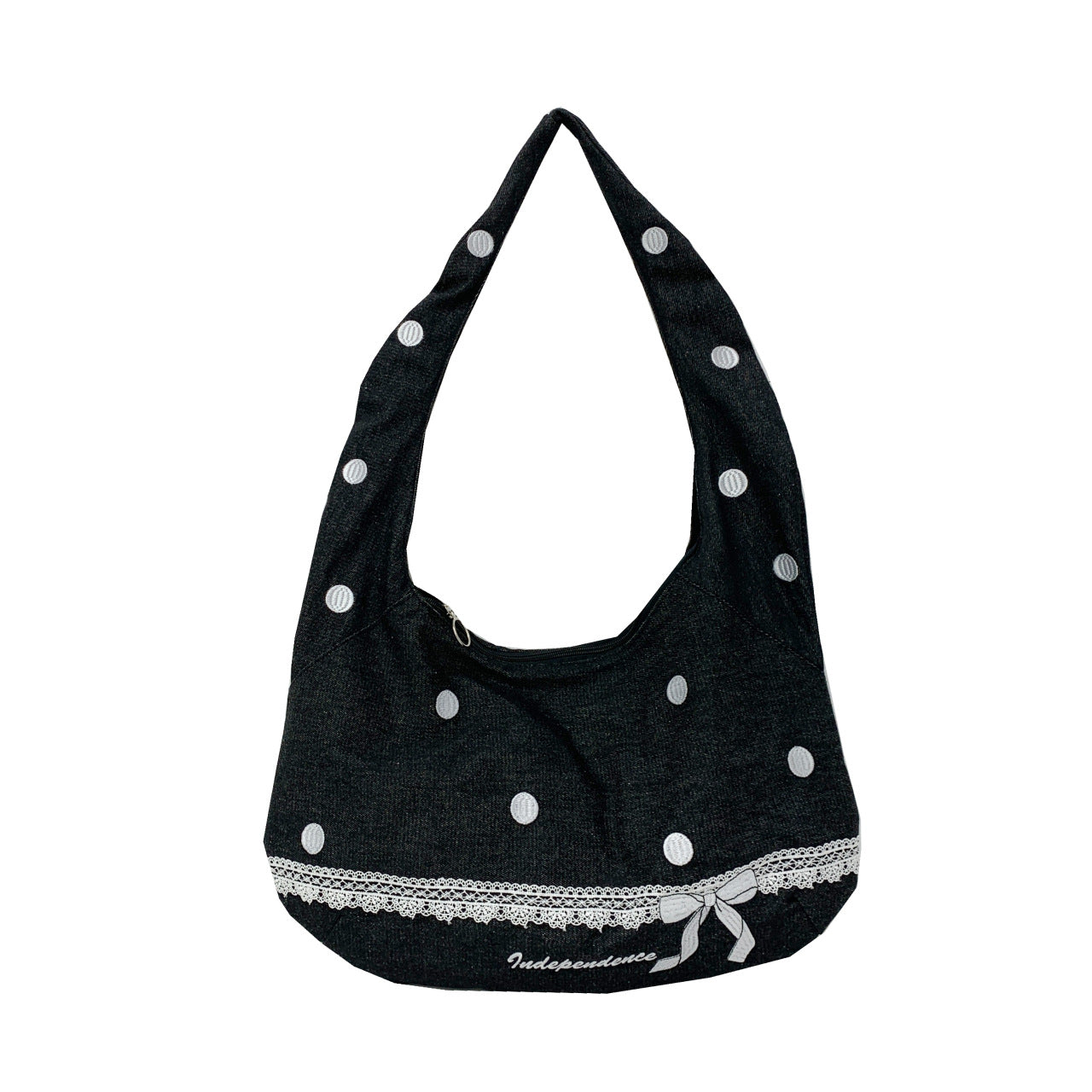Bequeme Schultertasche mit Originellem Stickmotiv Brehn