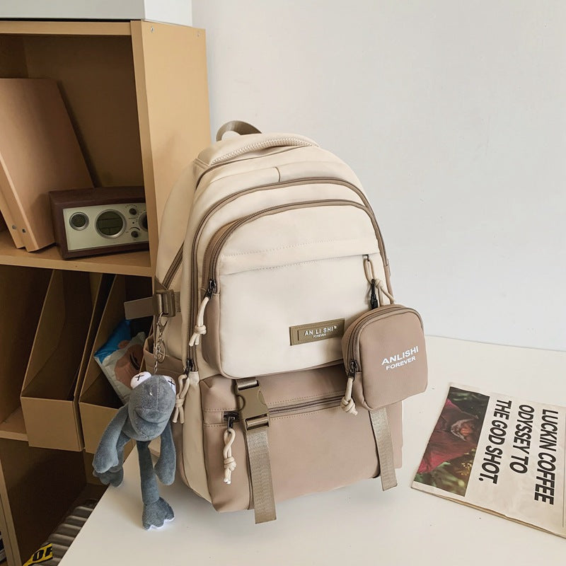 Praktischer Multi-Taschen Schulrucksack
