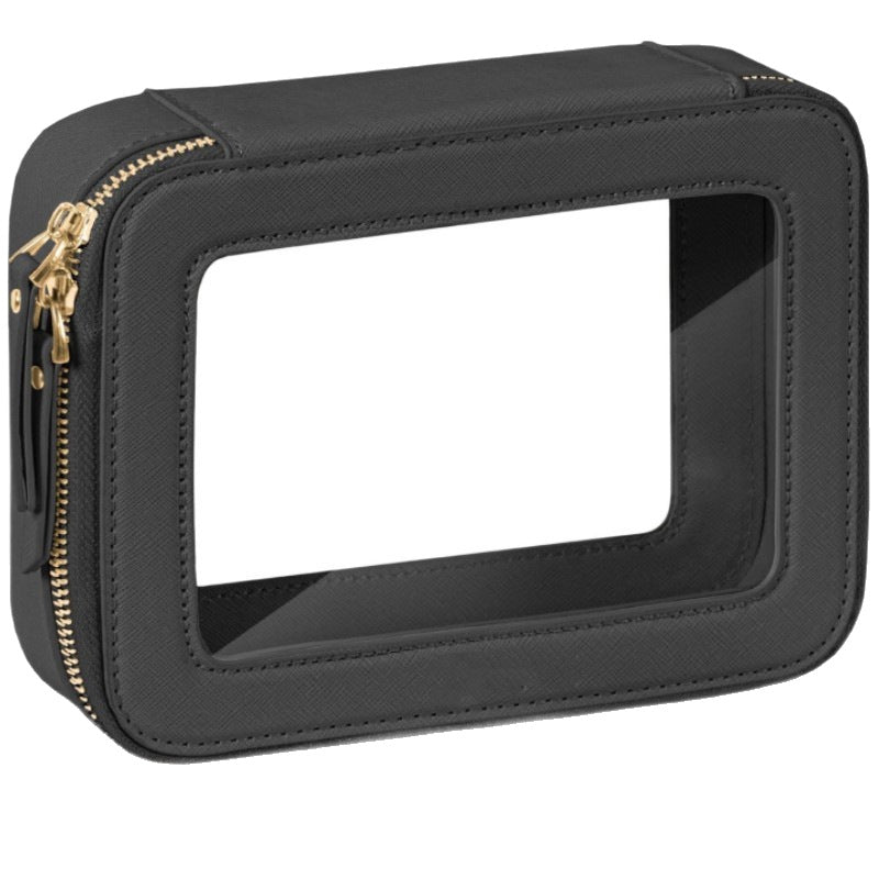 Elegante Kosmetiktasche mit Sichtfenster Brehn