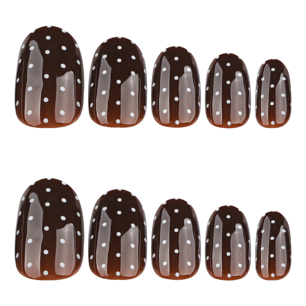 Elegante und moderne Nagelkunst mit Polka-Dots Brehn