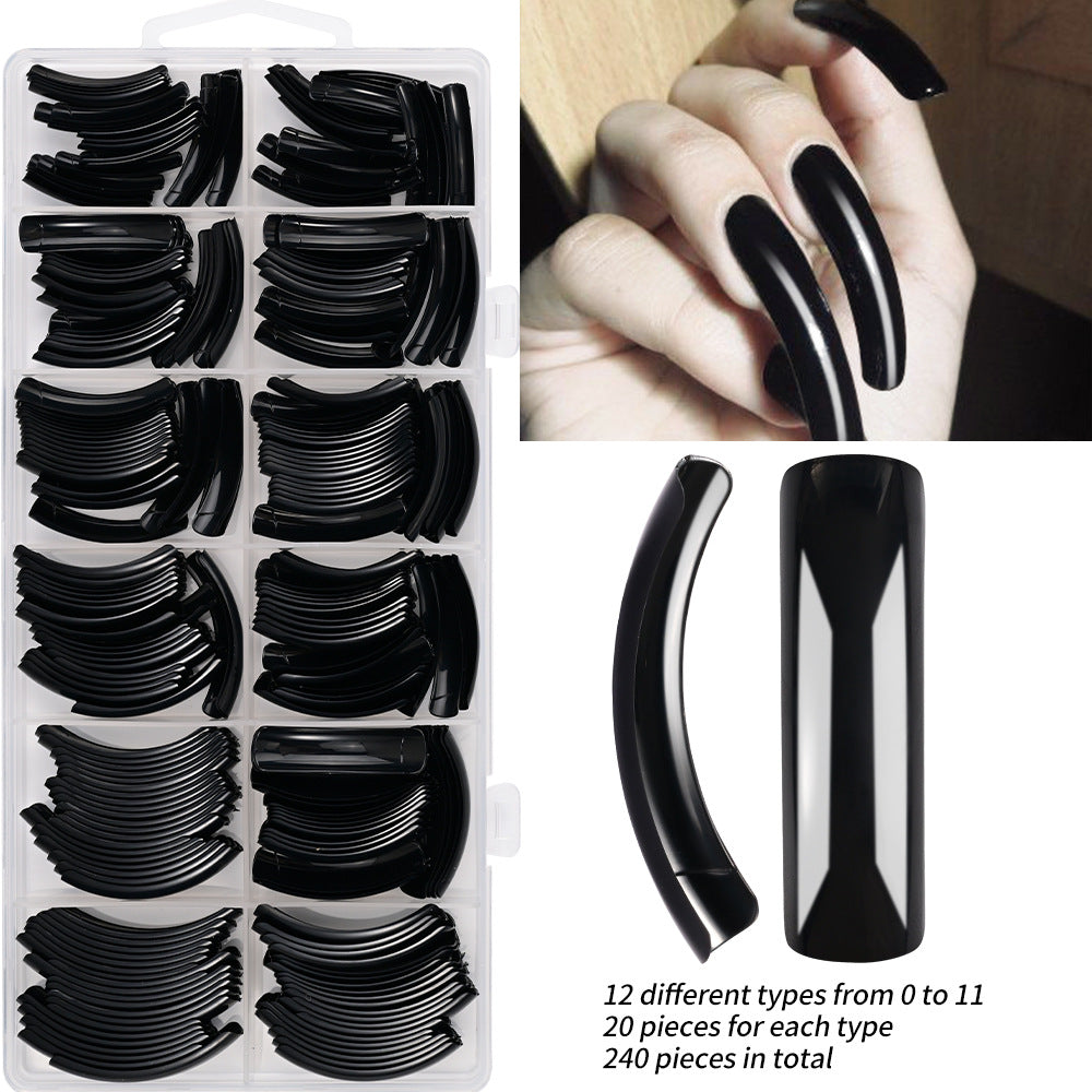 Premium Lange Stiletto Nagelspitze Set Brehn