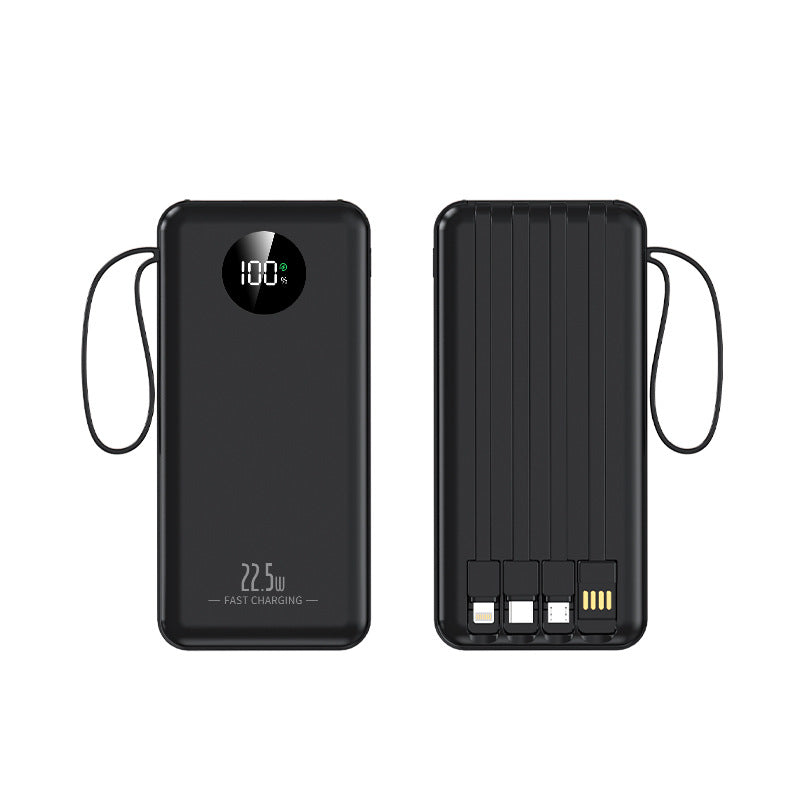 Tragbare Powerbank mit Integrierter Schnellladefunktion und Digitaler Ladeanzeige Brehn