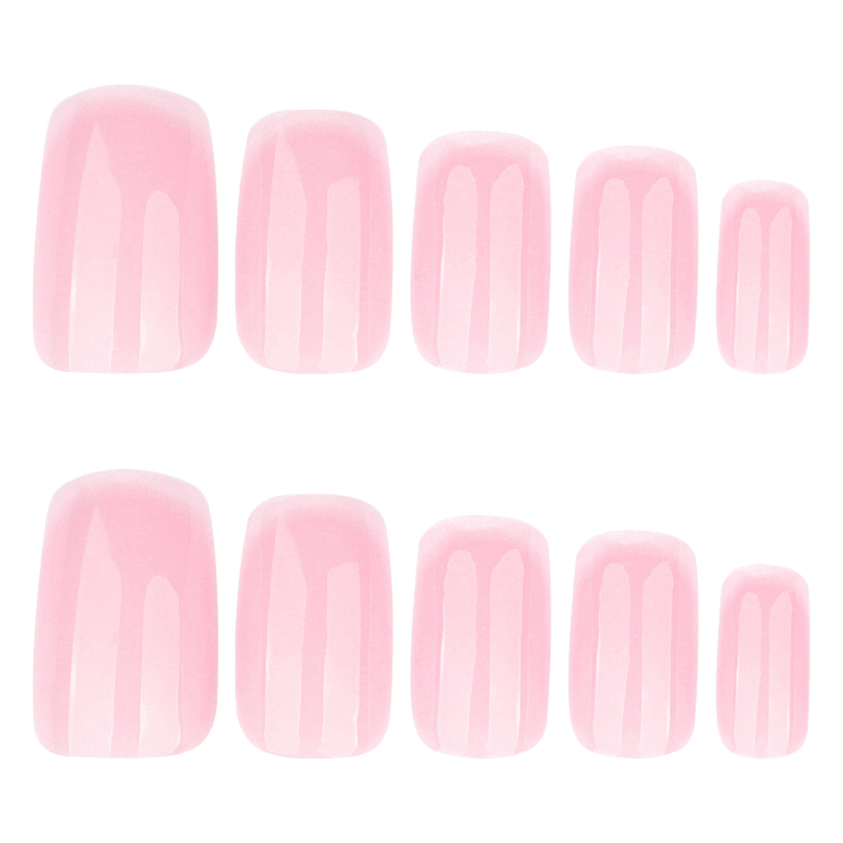 Künstliche Nagelverlängerungen mit elegantem Ombre-Effekt Brehn