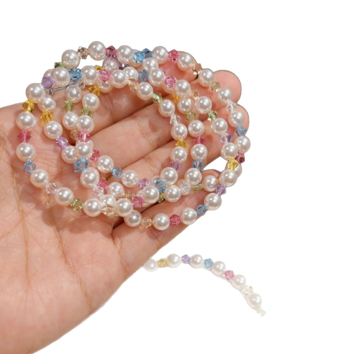 Buntes Perlenarmband-Set Brehn