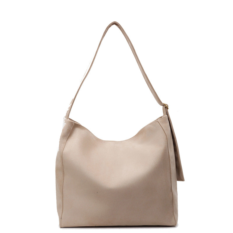 Weiches Wildleder Hobo-Bag