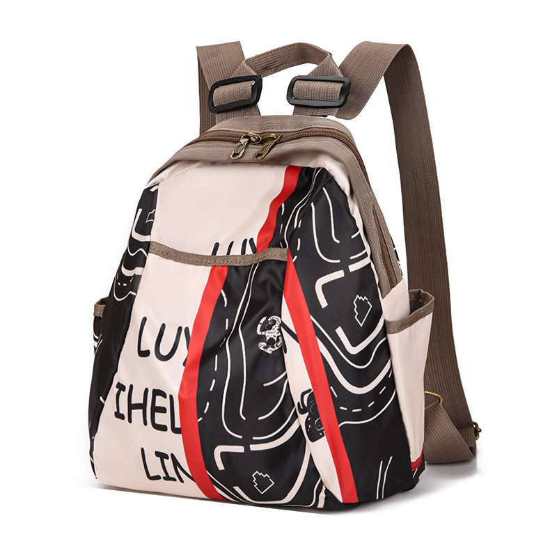 Stylischer Grafikdruck-Rucksack Brehn