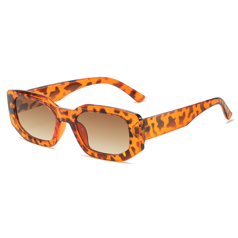 Damen modische quadratische Sonnenbrille mit unverwechselbarem Rahmen Brehn