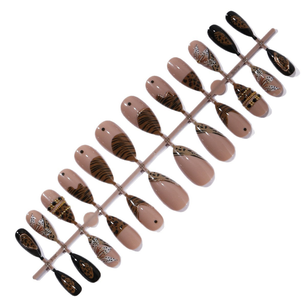 Dekorative 3D Stiletto Nagelkunst Extensions Brehn