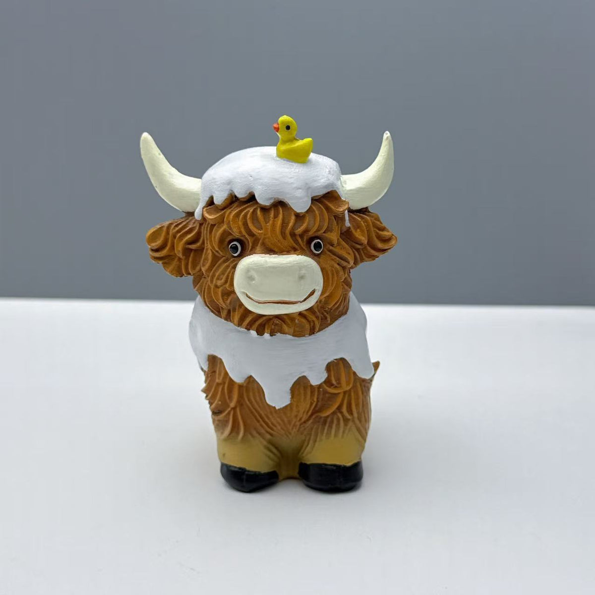 Lustige Highland-Rind Dekofigur Brehn