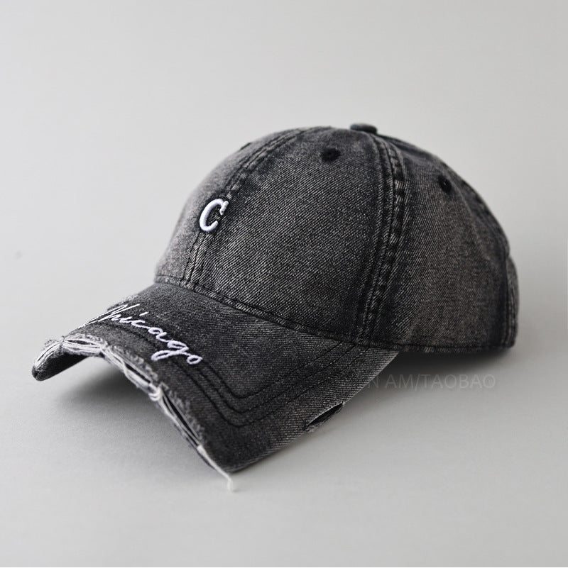 Herren Casual Distressed Baseball Cap Brehn