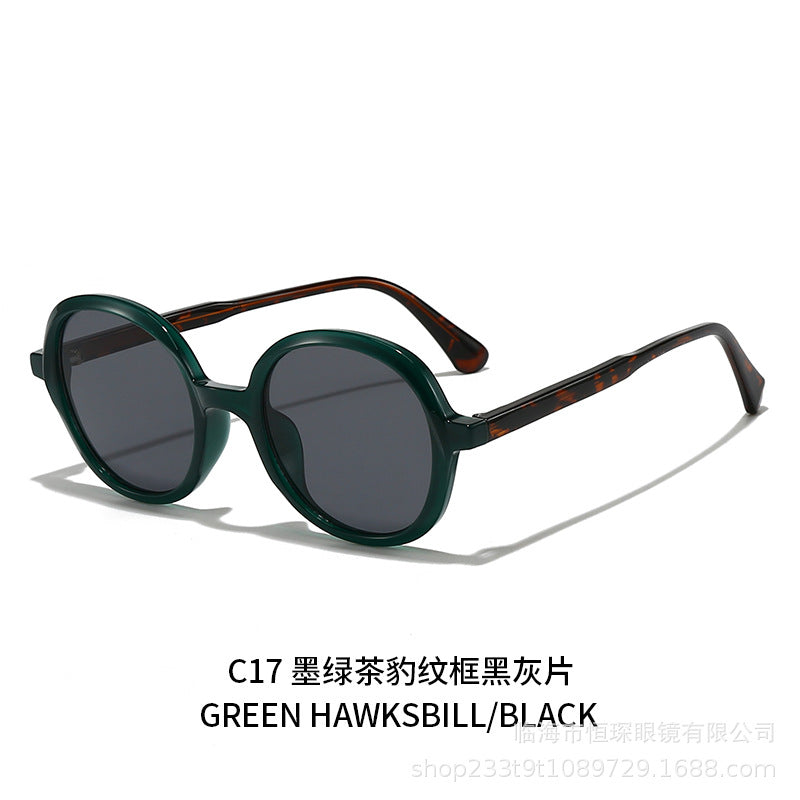 Damen modische Sonnenbrille mit stylischer runder Form Brehn