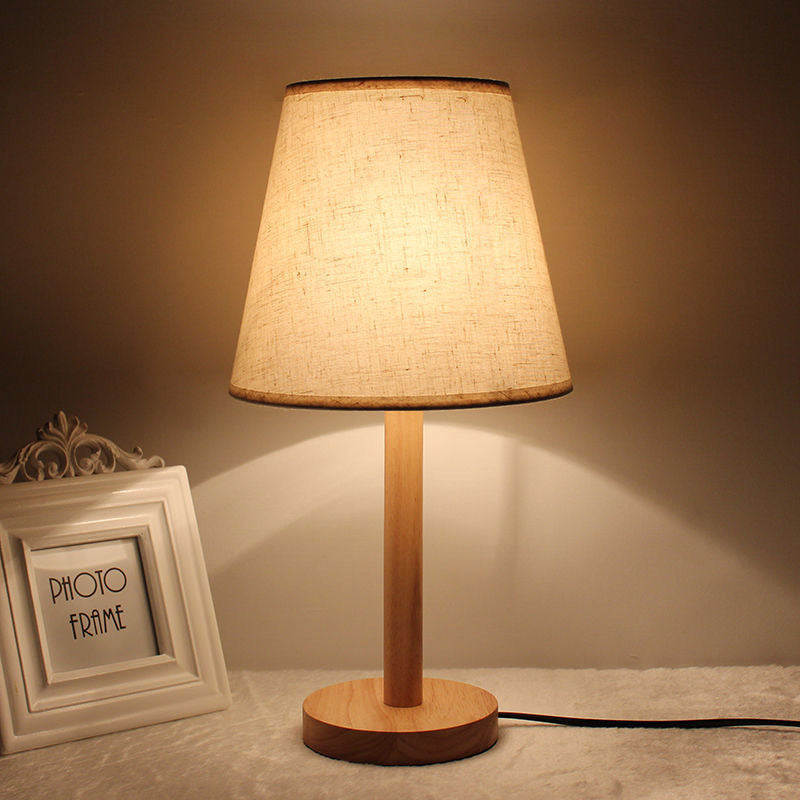Natürliche Holz-Bodenlampe