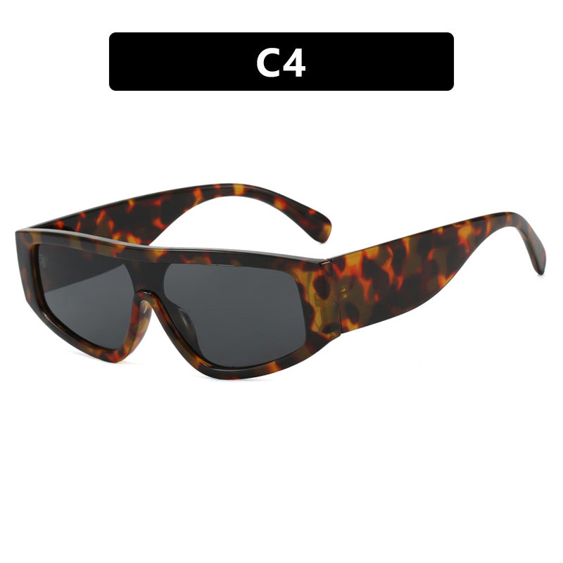 Damen modische Sportsonnenbrille mit innovativem Design und breitem Rahmen Brehn