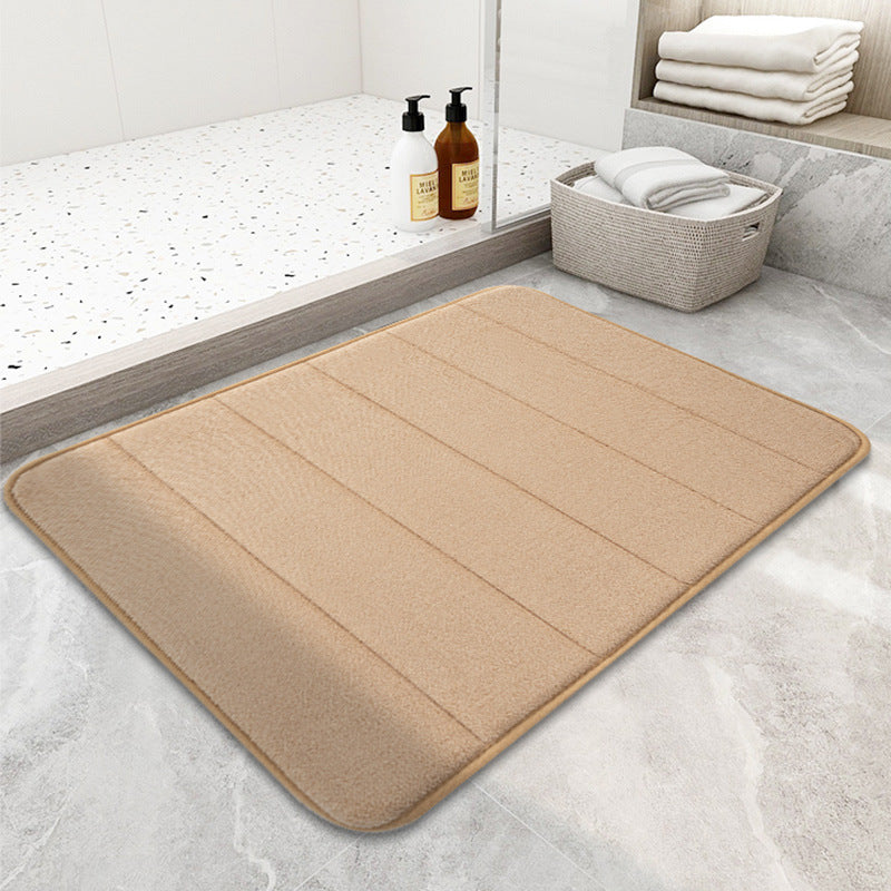 Plüsch-absorbierende Badmatte