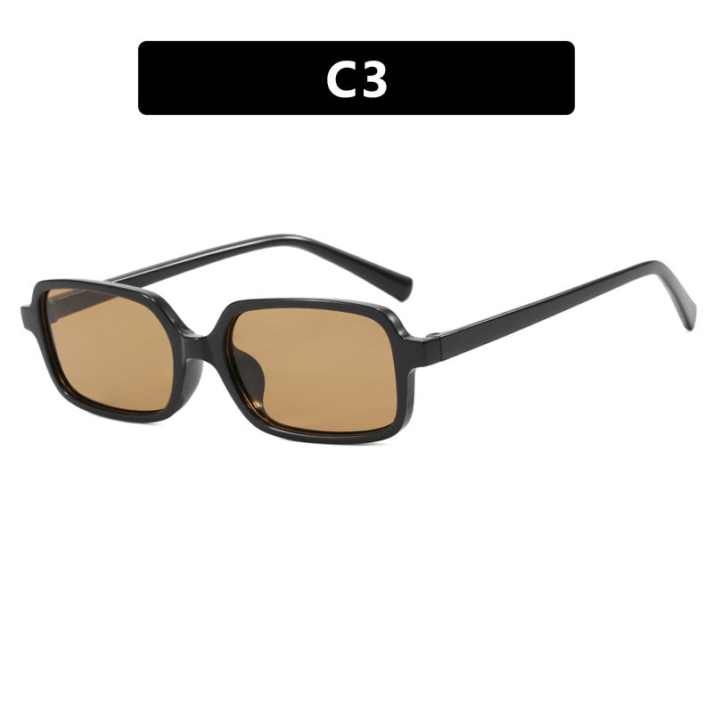 Damen quadratische Sonnenbrille mit einzigartigem, extravaganten Design und UV-Schutz Brehn