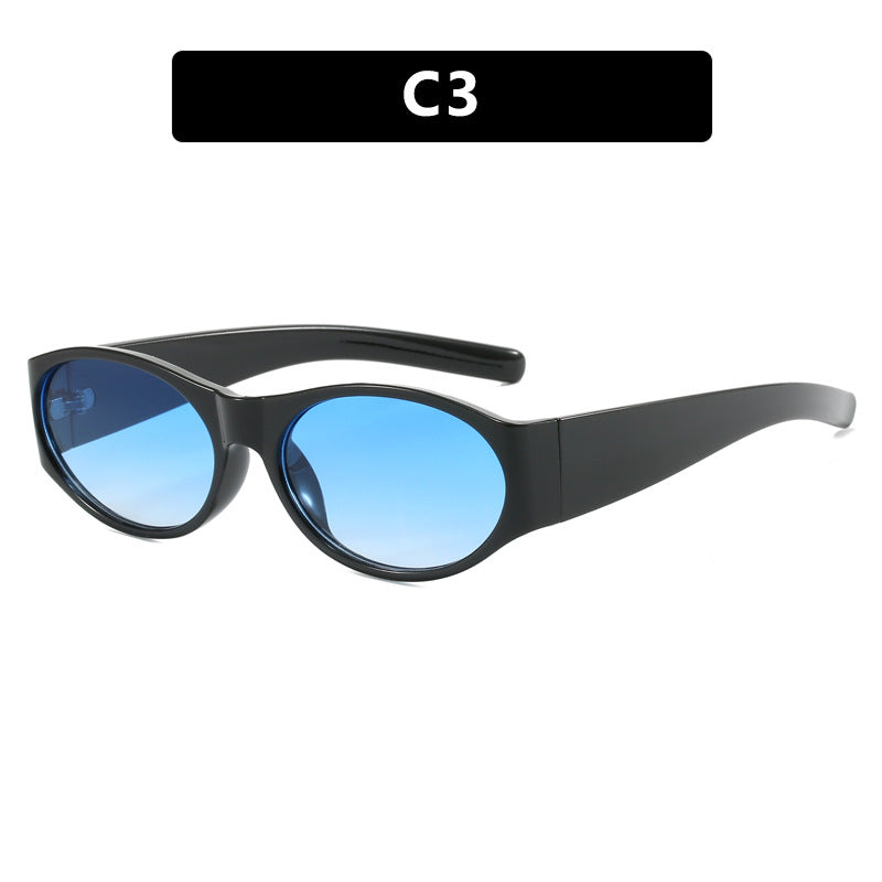 Damen modische Sonnenbrille mit elegantem, ovalem Design und UV-Schutz Brehn