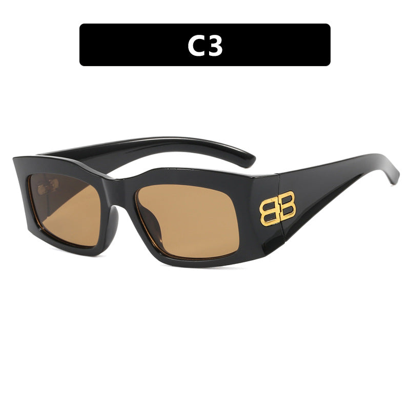 Damen modische Sonnenbrille mit kantigem Rahmen und Polarisierten Gläsern Brehn
