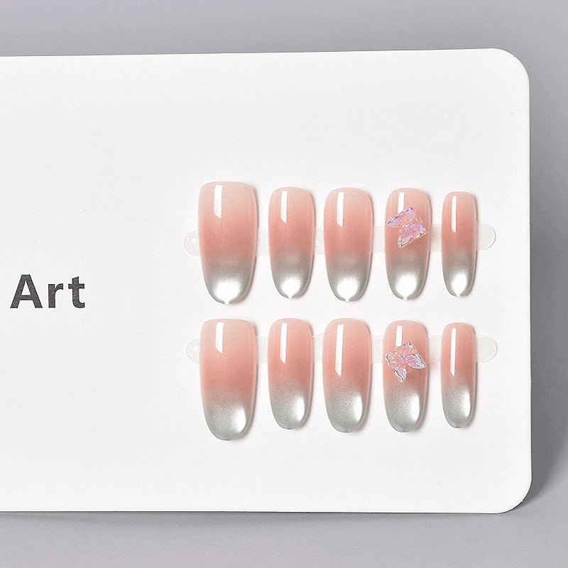 Ombre Stiletto Press-On-Nagelverlängerungen Brehn