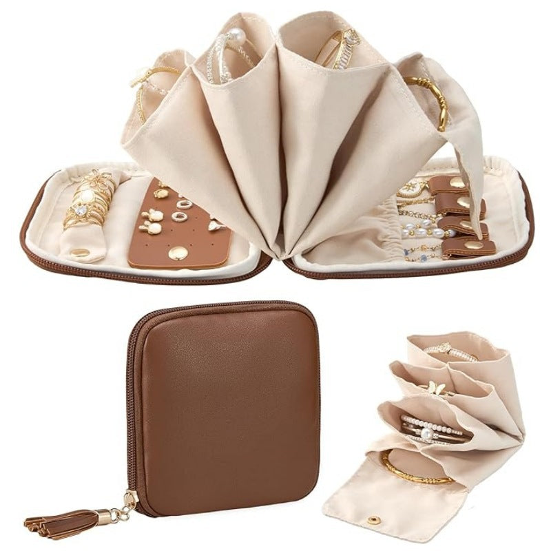 Schmuck-Organizer Tasche mit Multifunktionalem Innenlayout Brehn