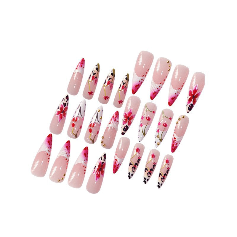 Premium Floral Acryl Nagelkunst Set Brehn