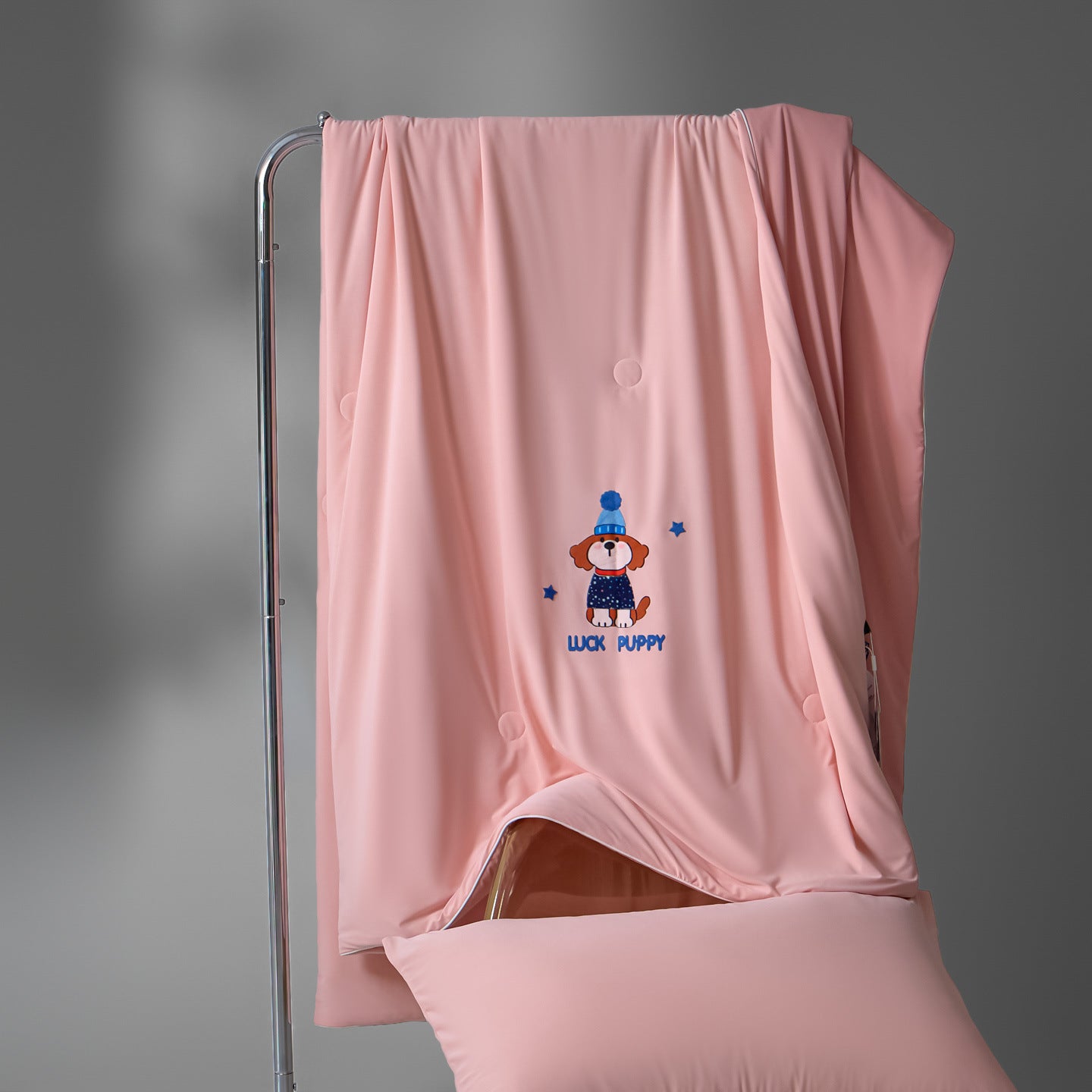 Damen kuschelige Mikrofaserdecke mit fröhlichem Motiv Brehn