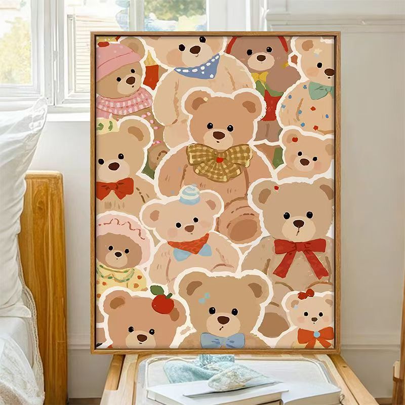Niedliche Bären-Themen dekorative Wandkunst Brehn
