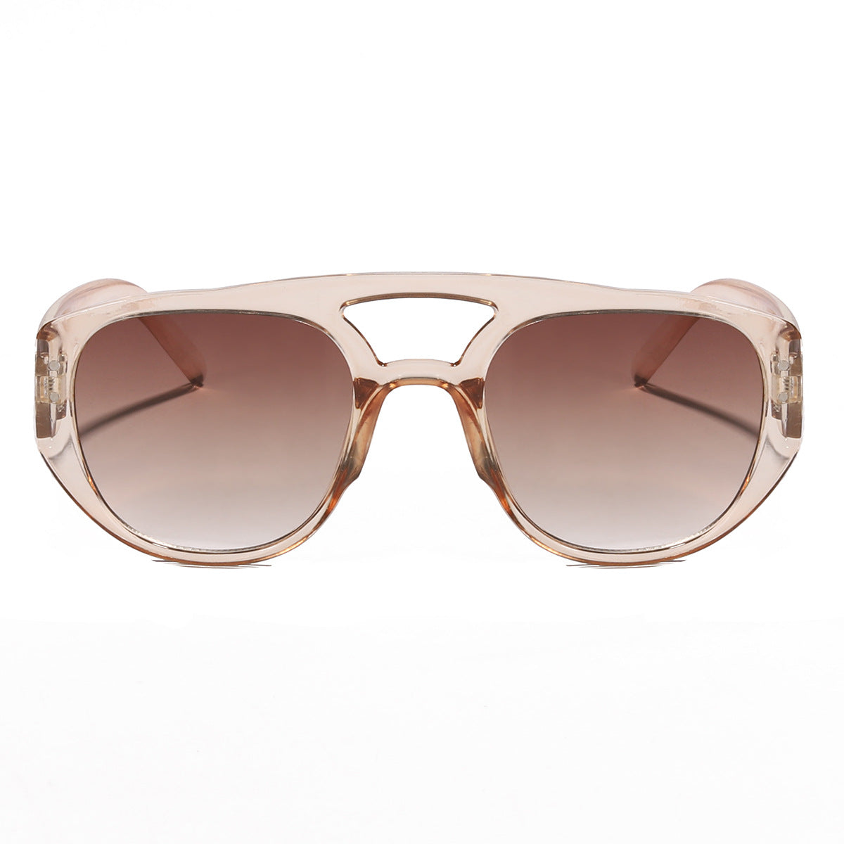 Damen oversized Sonnenbrille mit modernem, strukturiertem Rahmen Brehn