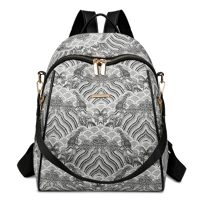 Bohemian gemusterter Rucksack