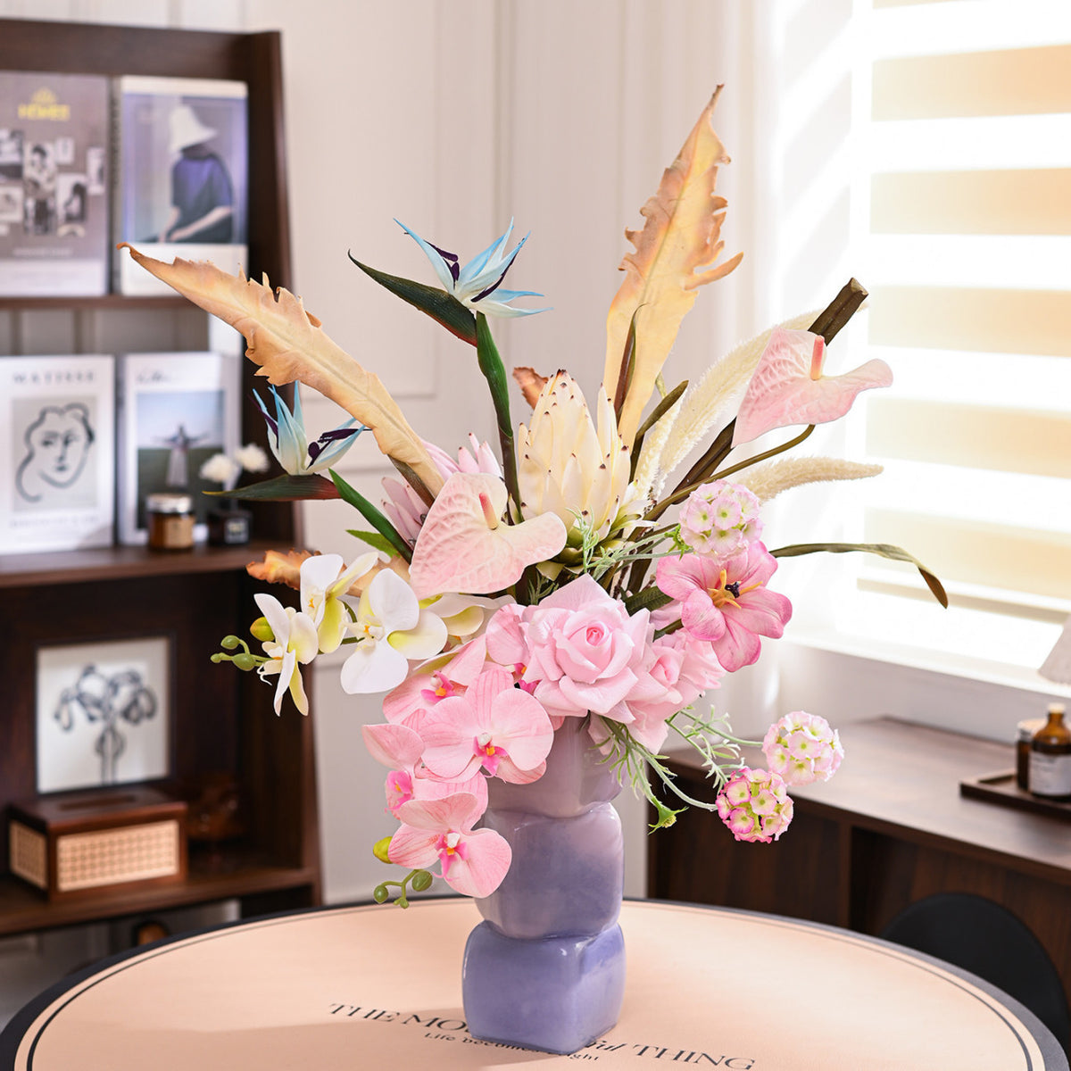 Premium Kunstblumen Arrangement