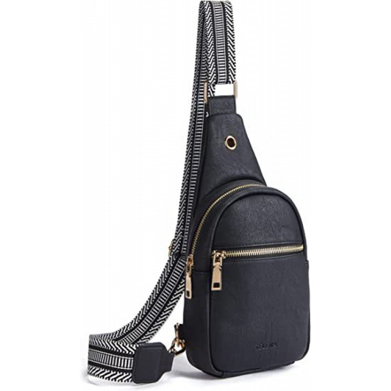 Modische Slingtasche Aus Hochwertigem Material mit Verstellbarem Schultergurt Brehn