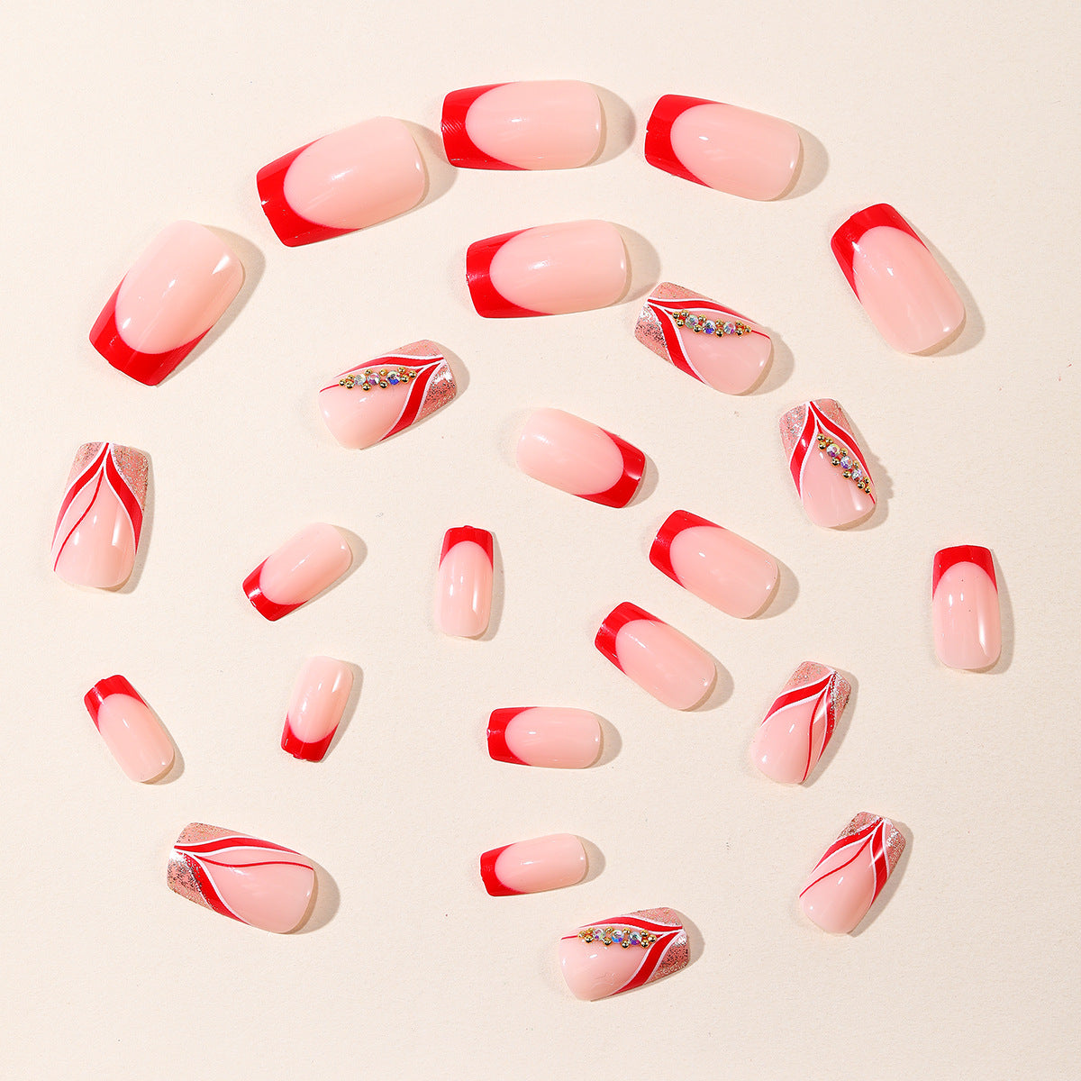 Elegante Künstlerische Nagelverlängerungen Brehn