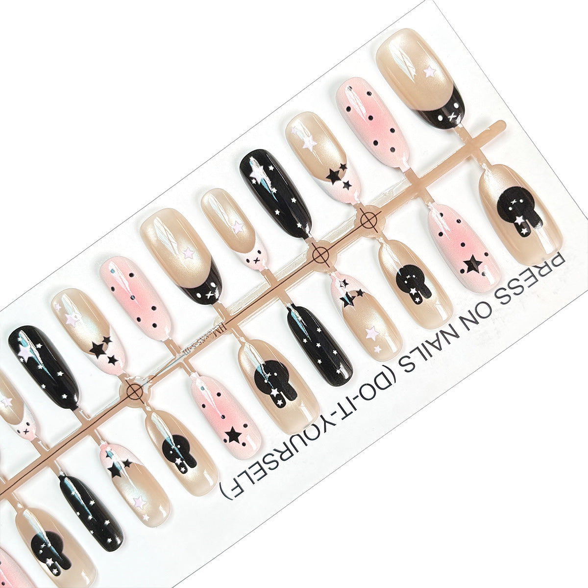 Künstlerisches Press-On Nageldesign Brehn