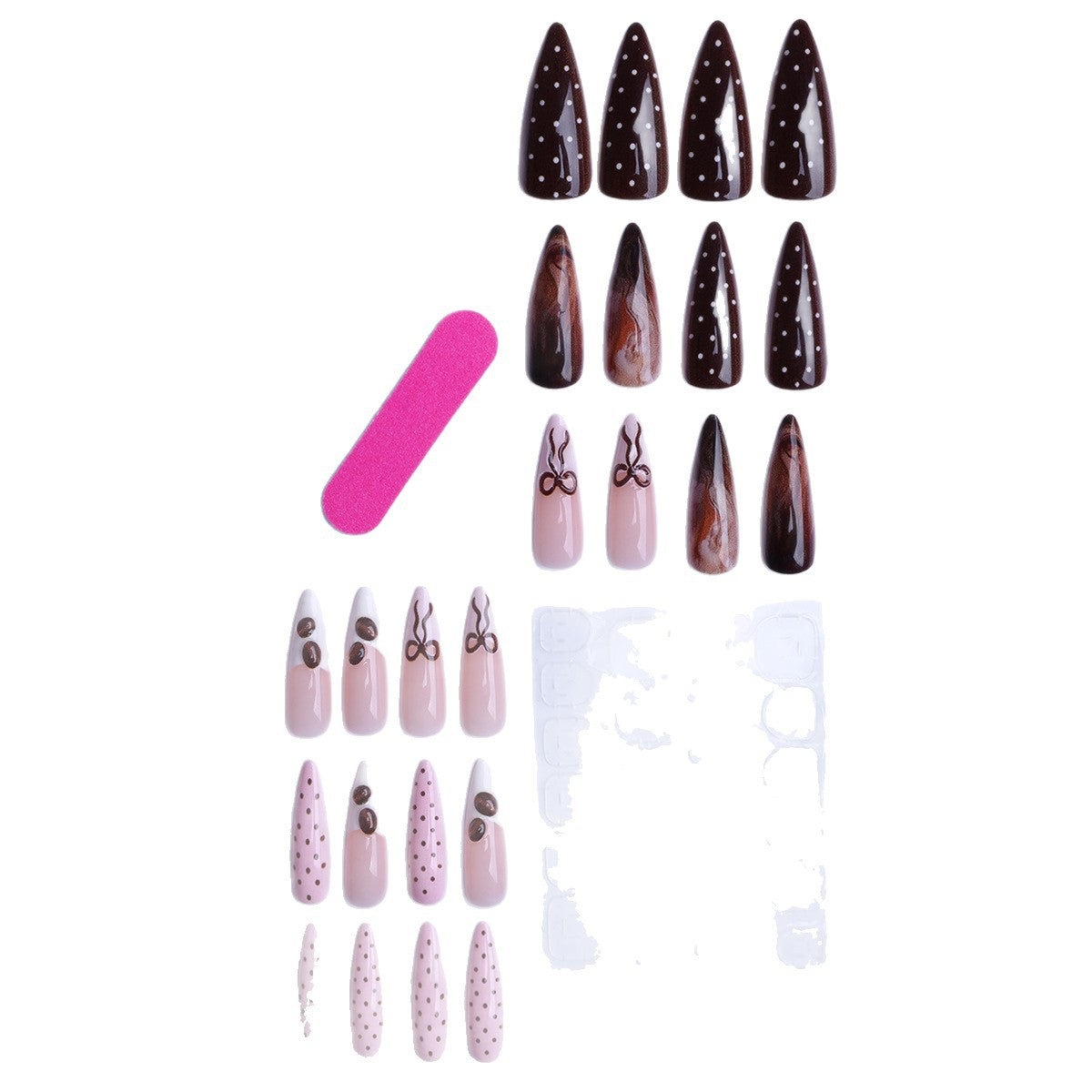 Elegante Künstlerische Press-On Nagelspitzen Kollektion Brehn
