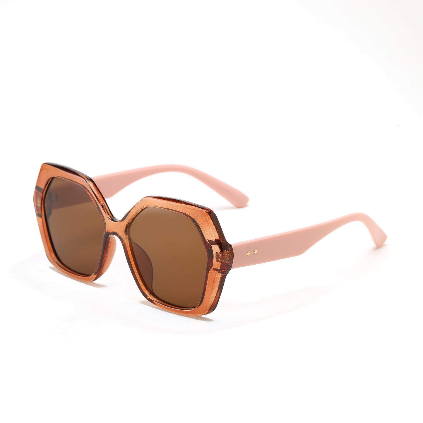Damen geometrische Sonnenbrille mit auffälligem Design Brehn