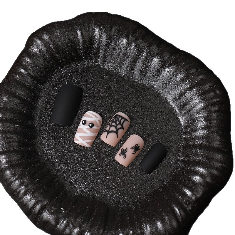 Halloween-Themen Press-On Nail Art Set Brehn