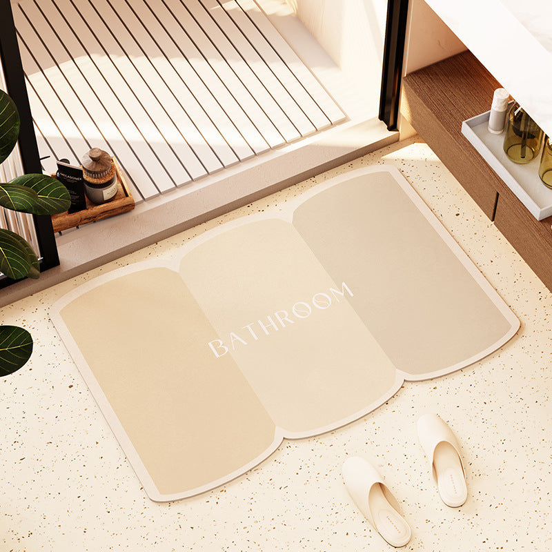 Luxuriöse gepolsterte Badezimmermatte