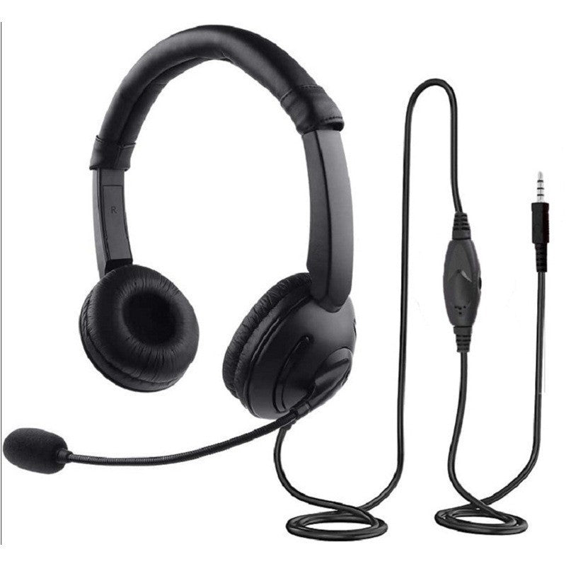Leichtes kabelgebundenes Headset mit Mikrofon Brehn