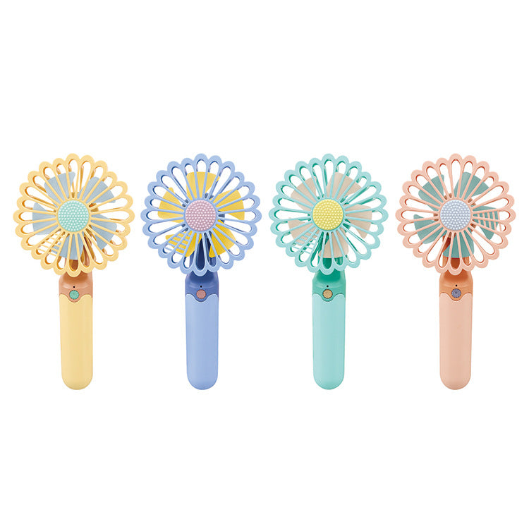 Damen tragbarer Mini-Ventilator im einzigartigen Blüten-Design Brehn