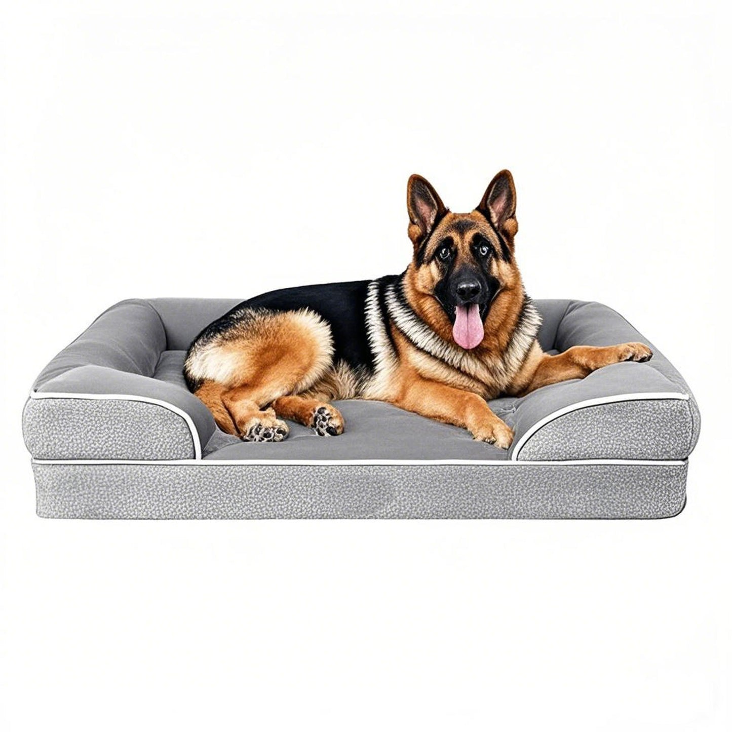 Plüschkonturiertes Hundebett
