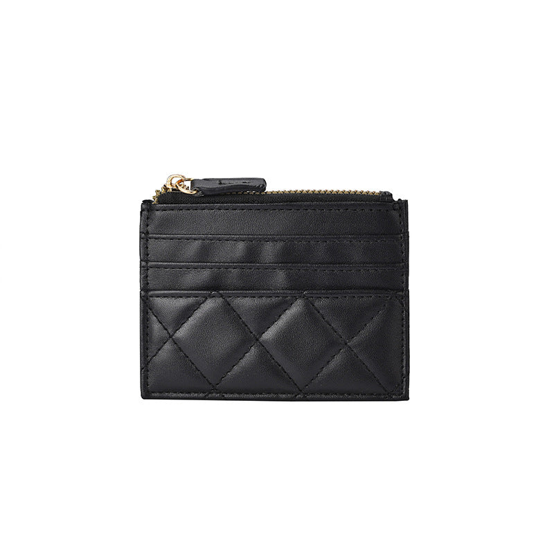 Eleganter gesteppten Leder-Kartenhalter Brehn