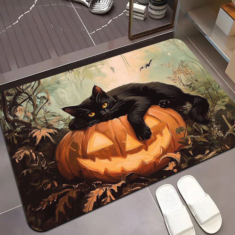 Halloween-Themed Dekorativer Eingangsteppich Brehn